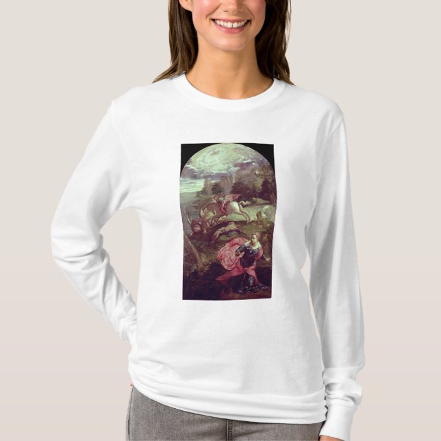 St George und der Drache T-Shirt (Vorderseite)
