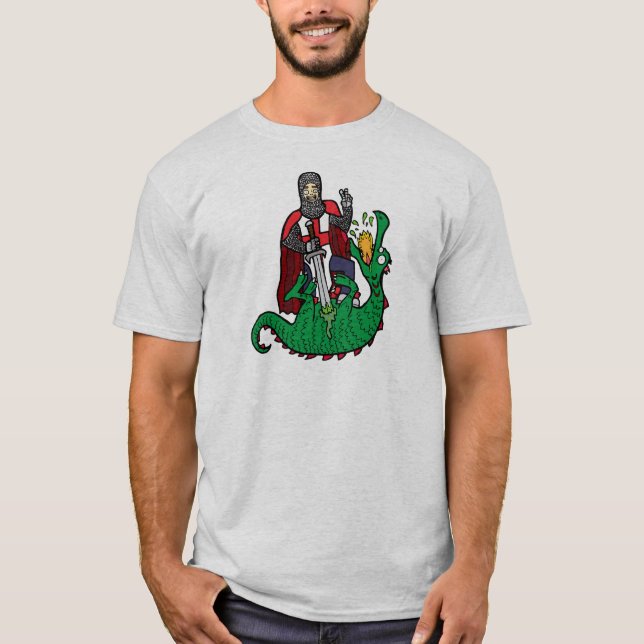 St George und der Drache T-Shirt (Vorderseite)