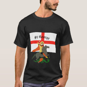 St. George und der Drache und Kreuz des hl. Georgs T-Shirt
