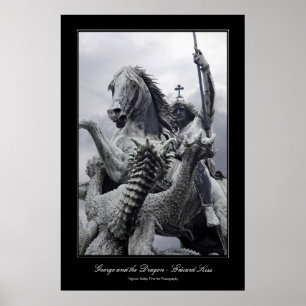St George und Dragon, Galerie-Stil Poster