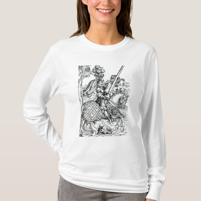 St George zu Pferd, 1507 T-Shirt (Vorderseite)