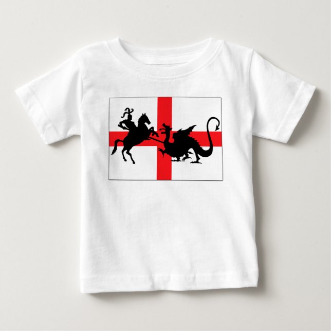 St George's Day Baby T-shirt (Vorderseite)
