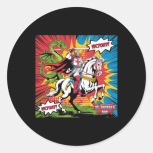 St. George's Day In Pop Art Sticker