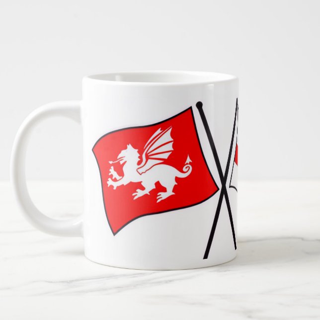 St. George's Day Patriot Tasse (Links)