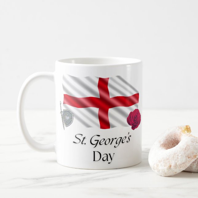 St. George's Day Tasse (Mit Donut)