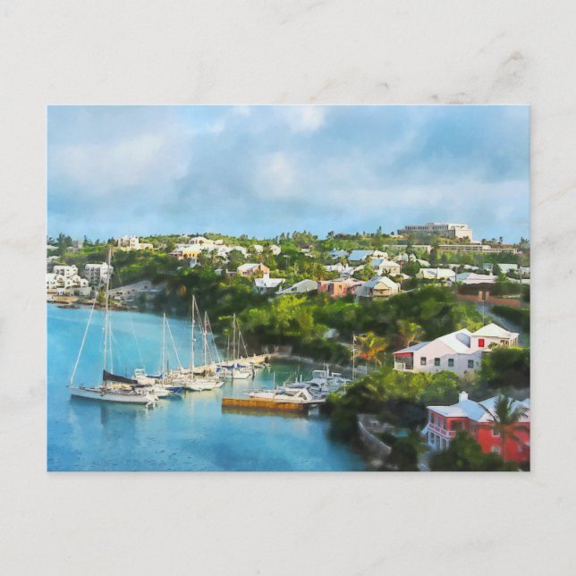 St. George's Harbour, Bermuda Postkarte (Vorderseite)