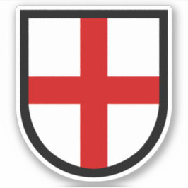 St. George's Shield - 1-Up-Kontakt Aufkleber