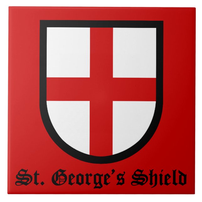St. George's Shield Fliese (Vorderseite)