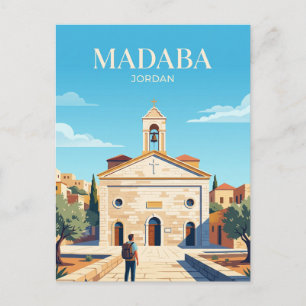 St.-Georgs-Kirche (Madaba-Karte) Jordanien Postkarte