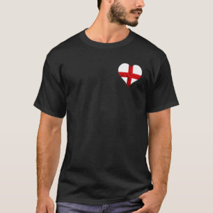 St. Georgs-Kreuz England Herz Englische Wurzeln En T-Shirt