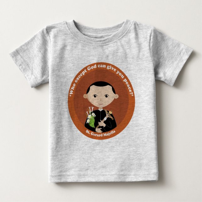 St. Gerard Majella Baby T-shirt (Vorderseite)