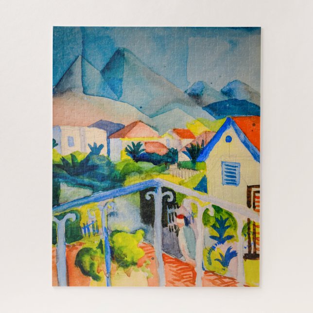 St Germain bei Tunis | Auguste Macke | Puzzle (Vertikal)