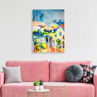 St Germain near Tunis | Auguste Macke | Leinwanddruck