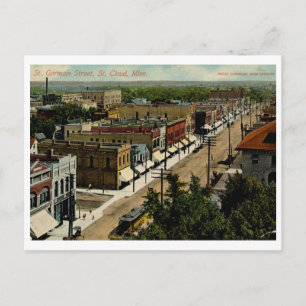 St. Germain St., St. Cloud, MN 1914 Vintage Postkarte