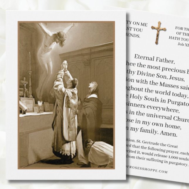 St. Gertrude Priest bieten Mass Jungfrau Mary Bete (Von Creator hochgeladen)