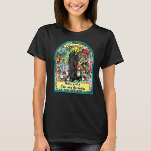 St. Gertrude Schutzheilige der Katzen Große Nivell T-Shirt