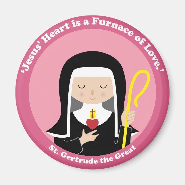 St. Gertrude the Great Magnet (Vorne)