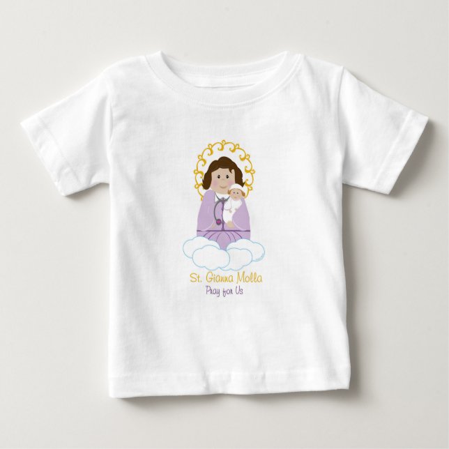 St. Gianna Molla Baby T-shirt (Vorderseite)