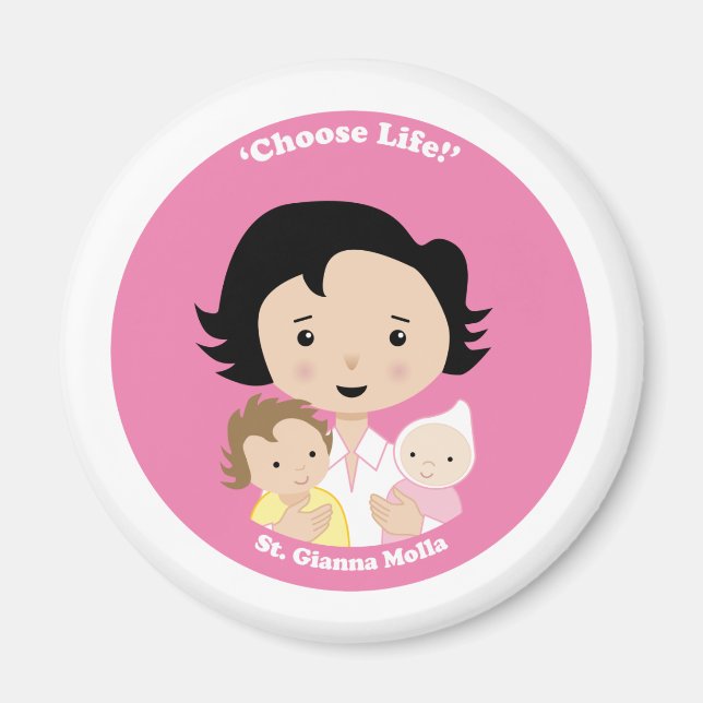 St. Gianna Molla Magnet (Vorne)