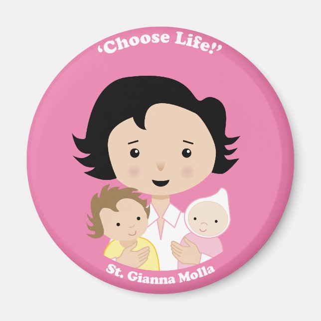 St. Gianna Molla Magnet (Vorne)