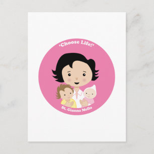 St. Gianna Molla Postkarte