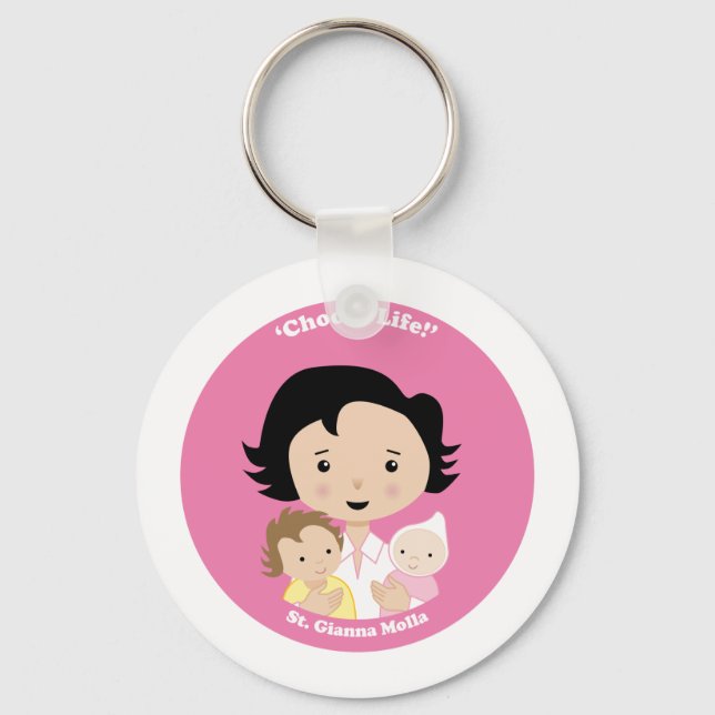 St. Gianna Molla Schlüsselanhänger (Vorderseite)