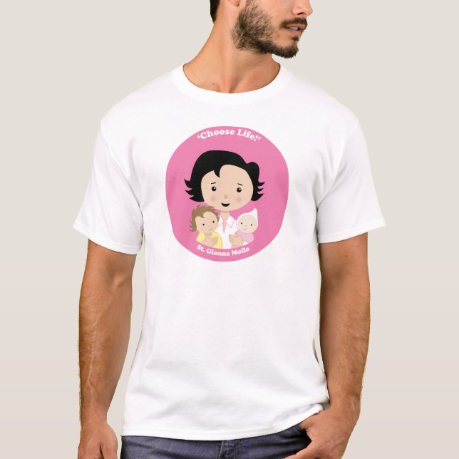 St. Gianna Molla T-Shirt (Vorderseite)
