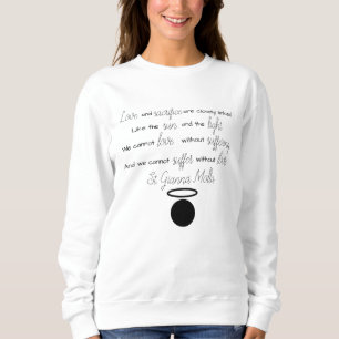St. Gianna Molla Zitat Frauen Sweatshirt