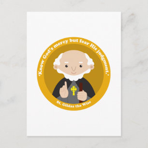 St. Gildas the Wise Postkarte