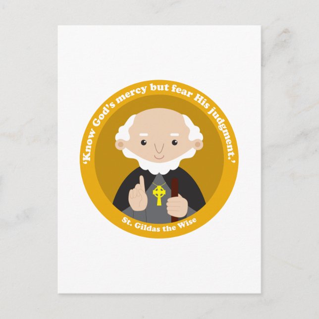 St. Gildas the Wise Postkarte (Vorderseite)