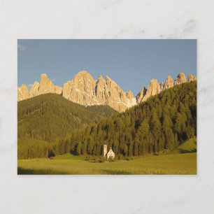 St. Giovanni, Val di Funes, Dolomiten, Italien Postkarte
