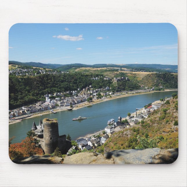St. Goarshausen im Mittelrheintal Mousepad (Vorne)
