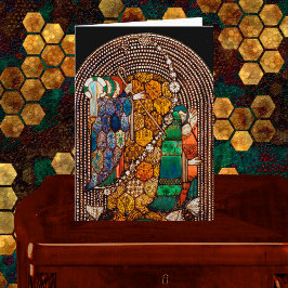 St. Gobnait Drawing a Plague Line (Detail) Karte