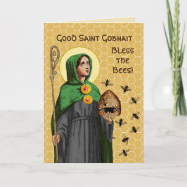 St. Gobnait von Ballyvourney (SAE 003) Grußwagen Karte