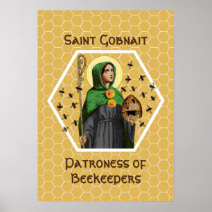 St. Gobnait von Ballyvourney (SAE 003) Poster