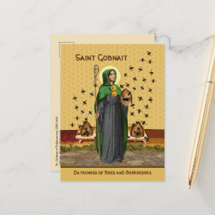 St. Gobnait von Ballyvourney (SAE 003) Postkarte