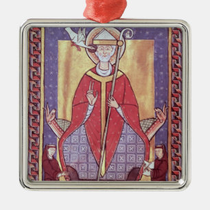 St Gregory Ornament Aus Metall