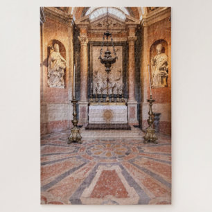 St. Gregory und St. Ambrose. Barockstatuen Puzzle