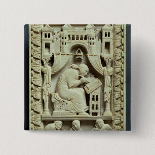 St- Gregoryschreiben mit Schreibern unten Button