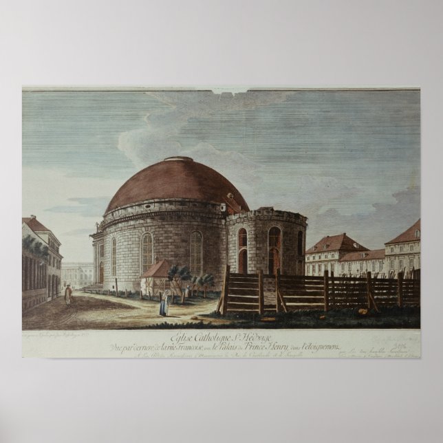 St. Hedwig, Dom, Berlin Poster (Vorne)