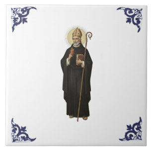 St. Heiliger Augustinus Religiös Christlich Fliese