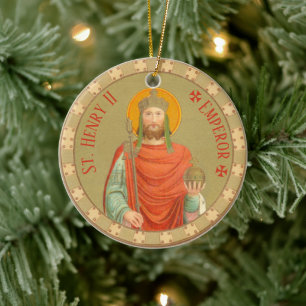 St. Heinrich II., Kaiser (BBS 10) Keramik Ornament
