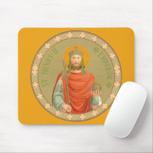 St. Heinrich II., Kaiser (BBS 10; Stil 1) Mousepad