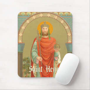 St. Heinrich II., Kaiser (BBS 10; Stil 2) Mousepad