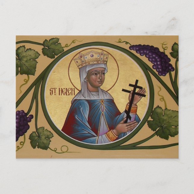 St. Helen Prayer Card Postkarte (Vorderseite)