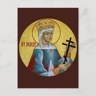 St. Helen Prayer Card Postkarte