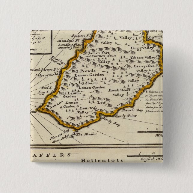 St. Helena Bay of Agoa de Saldanha Button (Vorderseite)