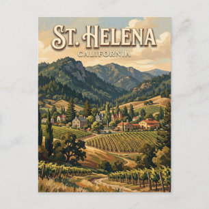 St. Helena Kalifornien Postkarte