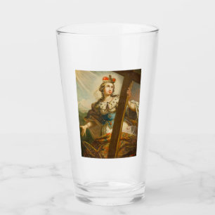 St. Helena von Konstantinopel mit Kreuz Glas