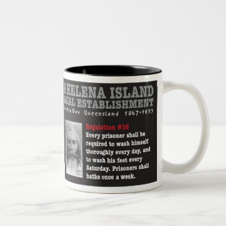 St.- Helenainsel-Tasse Zweifarbige Tasse